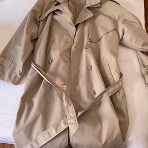 Vintage beige trench coat